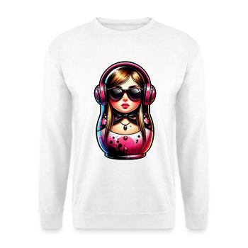 Russisch Matroesjka Muziek Russisch - Uniseks sweater - wit - Voor