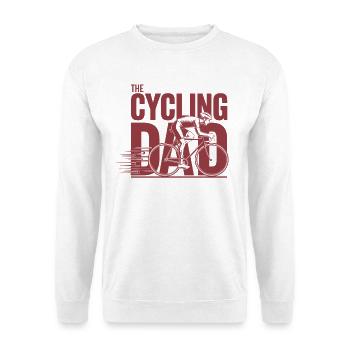 The cycling dad - Unisex Sweatshirt - white - Front