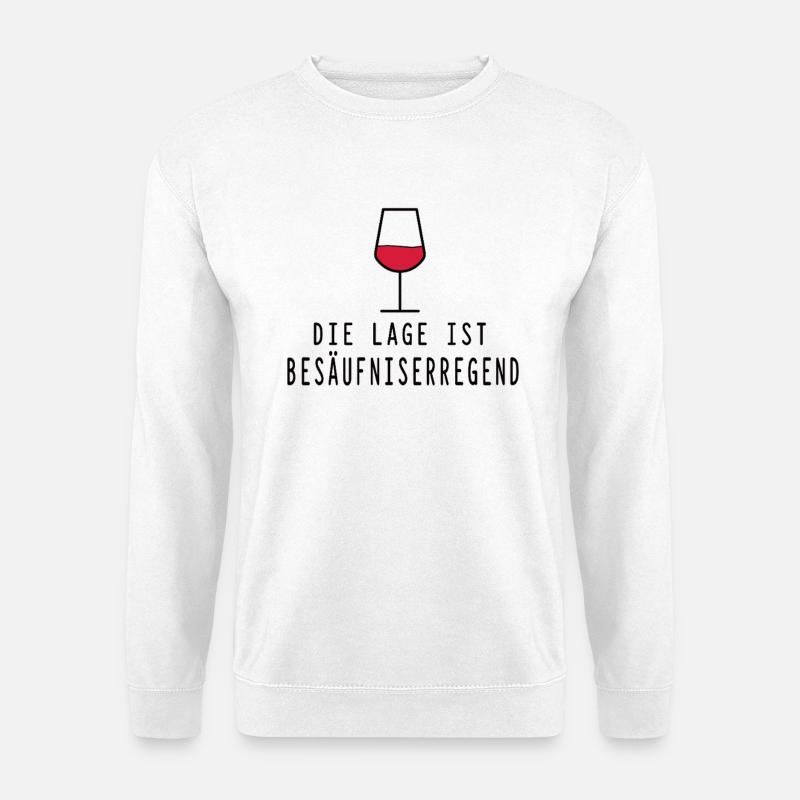 Lage besäufniserregend - Unisex Pullover - Weiß
