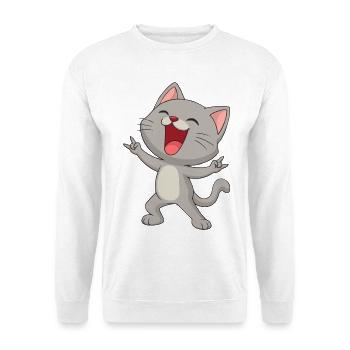 Rock'n'Roll Miez - Unisex Pullover - Weiß - Vorne
