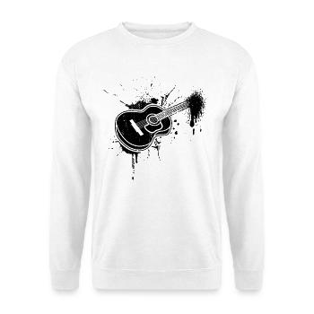 Guitar - Unisex Sweatshirt - white - Front
