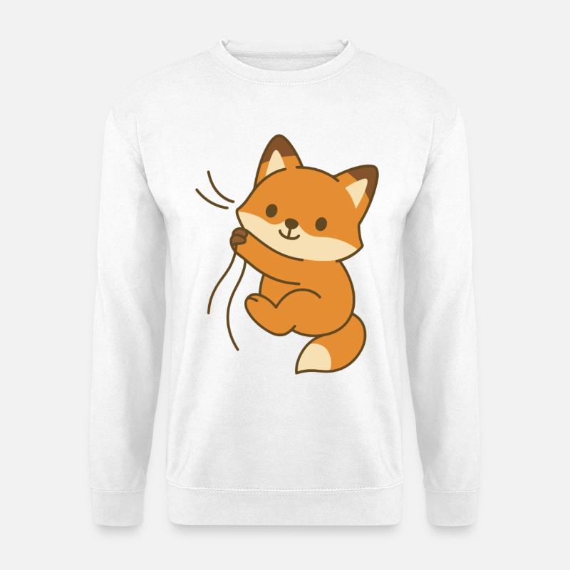 Cozy Fox Cub - Unisex Pullover - Weiß
