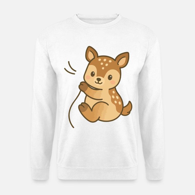 Kuschel-Kitztraum - Unisex Pullover - Weiß