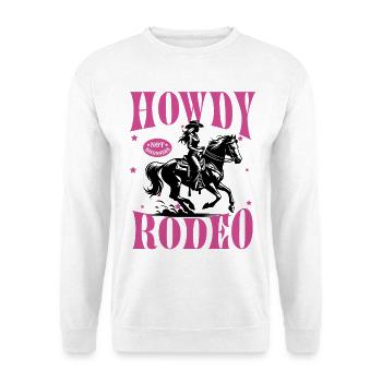 Howdy Rodeo – Not for Beginners - Unisex Sweatshirt - white - Front