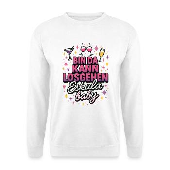 I'm there can go eskala baby women women women - Unisex Sweatshirt - white - Front