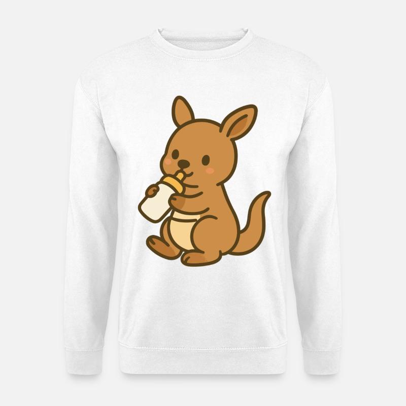 Milchzeit im Beutel - Unisex Pullover - Weiß