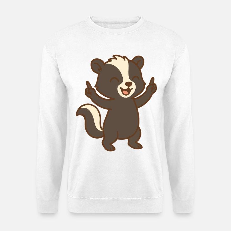 Cheer Up Skunks - Unisex Sweatshirt - white