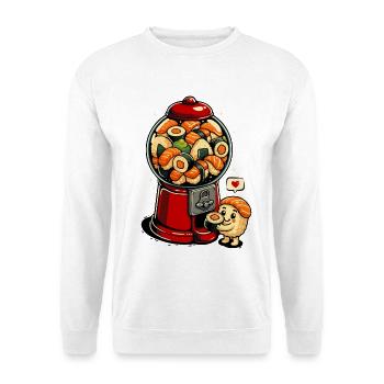 Gumball - Sushis aux boules de gomme - Sweat-shirt Unisexe - blanc - Devant