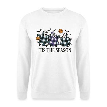 Halloween Ghost Pumpkin Design - Unisex Sweatshirt - white - Front