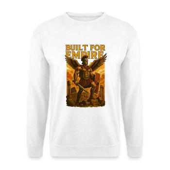 Built_for Imperium - Unisex Pullover - Weiß - Vorne