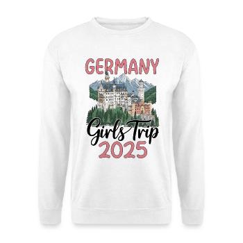 Neuschwanstein Castle Germany Girls Trip 2025 - Unisex Sweatshirt - white - Front