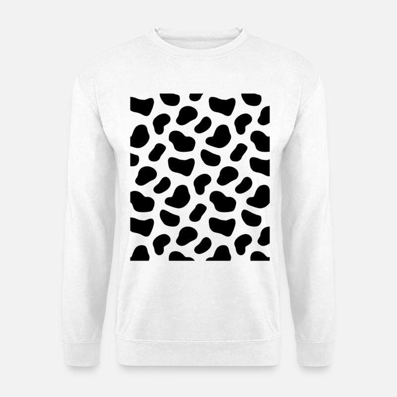 Dalmatian Pattern - Unisex Sweatshirt - white