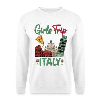 Italy Girls Trip 2025 - Unisex Sweatshirt - white - Front
