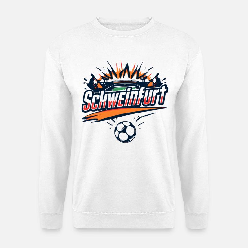 Schweinfurt Fußball Fan-Design - Unisex Pullover - Weiß