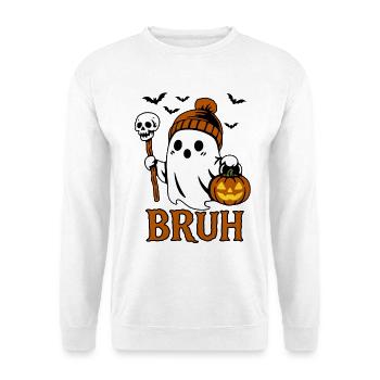 Ghost Broth, Halloween Party Costume - Pumpkin - Unisex Sweatshirt - white - Front