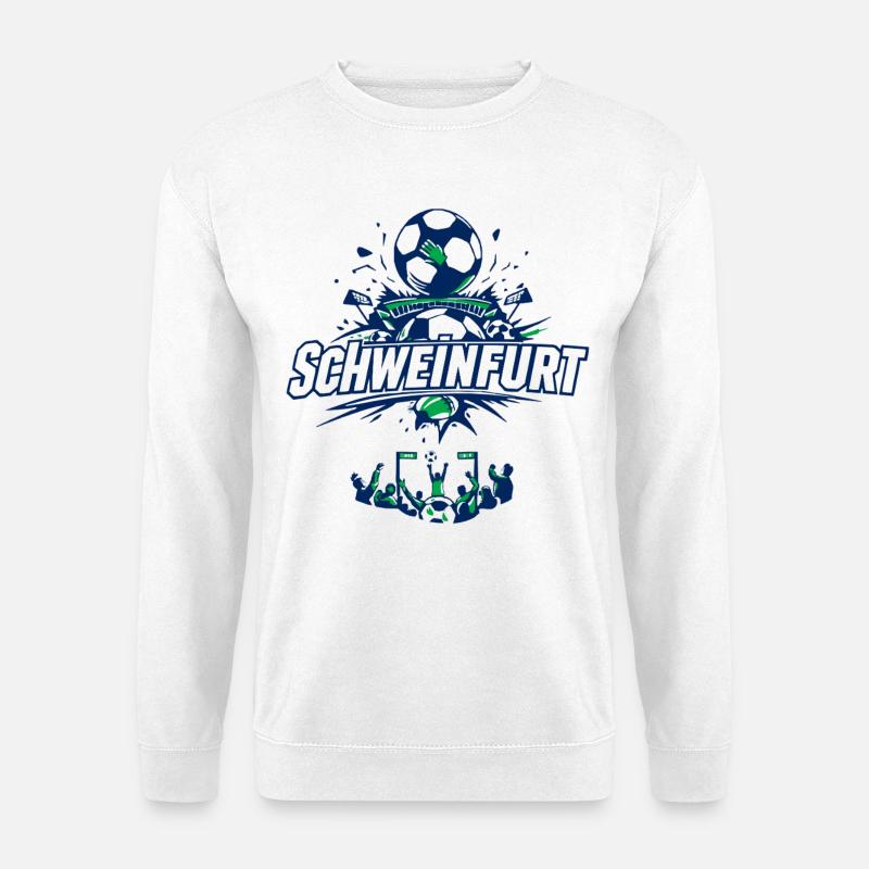 Schweinfurt Fußball Fan - Unisex Pullover - Weiß