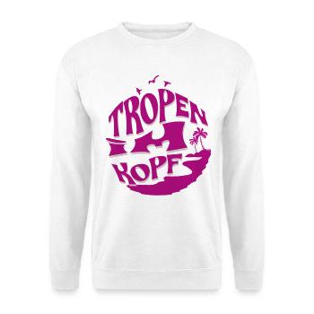 Tropische Hoffnung Illustration - Unisex Pullover - Weiß - Vorne