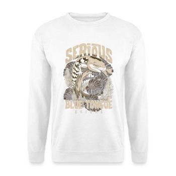 Gardien de reptiles sérieux au sujet des scinques à langue bleue - Sweat-shirt Unisexe - blanc - Devant