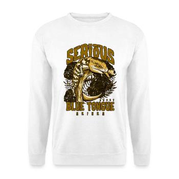 Serious About Blue Tongue Skinks Reptile Keeper - Unisex Sweatshirt - white - Front