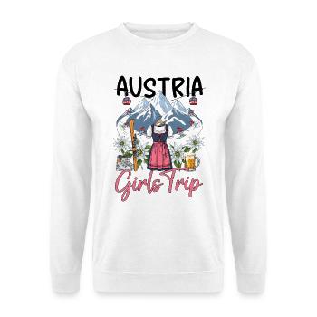 Austria Girls Trip - Unisex Pullover - Weiß - Vorne