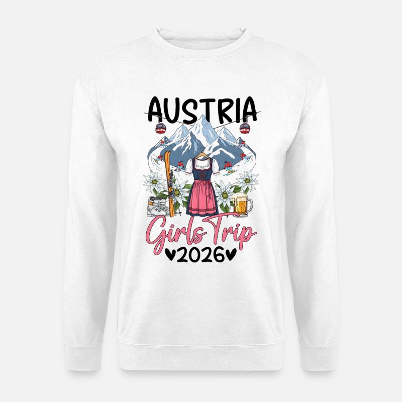 Austria Girls Trip 2026 - Unisex Pullover - Weiß