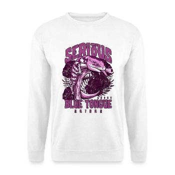 Serious About Blue Tongue Skinks Reptile Keeper - Unisex Sweatshirt - white - Front