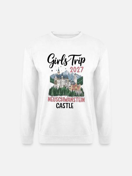 Girls Trip 2027 Neuschwanstein Castle - Unisex Sweatshirt - white