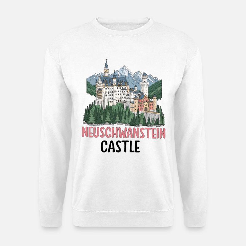 Neuschwanstein Castle - Unisex Pullover - Weiß