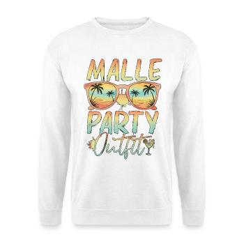Mallorca Party Outfit - Unisex Pullover - Weiß - Vorne