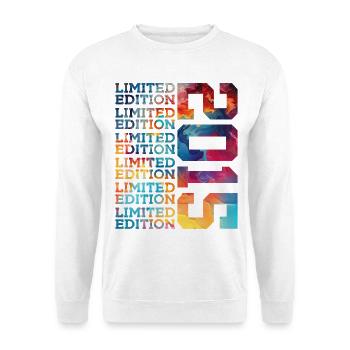 ÉDITION LIMITÉE 2015 11 ANS 11E ANNIVERSAIRE - Sweat-shirt Unisexe - blanc - Devant