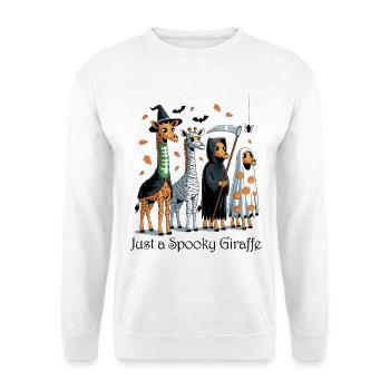 Déguisement d’Halloween Girafes effrayantes - Sweat-shirt Unisexe - blanc - Devant