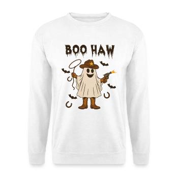 Scary Cowboy Ghost Illustration - Unisex Sweatshirt - white - Front