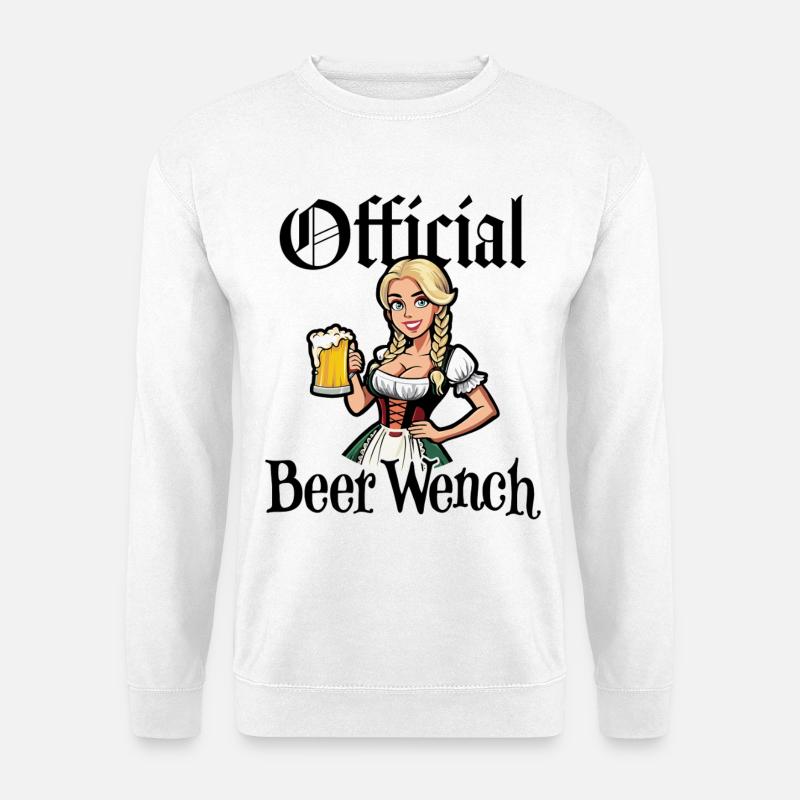 Offizielle Bierfrau - Unisex Pullover - Weiß