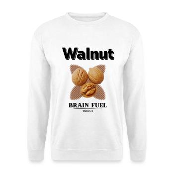 Power Fruit - Noix - Sweat-shirt Unisexe - blanc - Devant