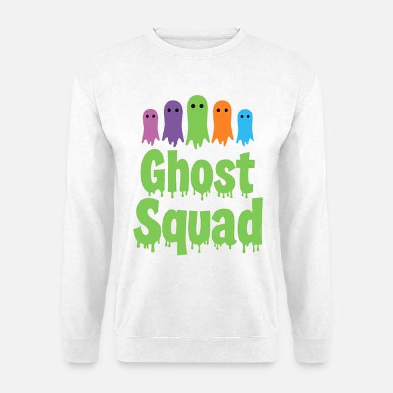 Ghost Squad - Halloween Ghost Saying - Unisex Sweatshirt - white