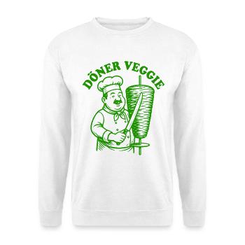 Döner Veggie - Fast Food - Spruch - Unisex Sweatshirt - white - Front