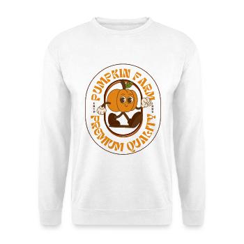 Ferme de citrouilles - Design d’automne - Sweat-shirt Unisexe - blanc - Devant