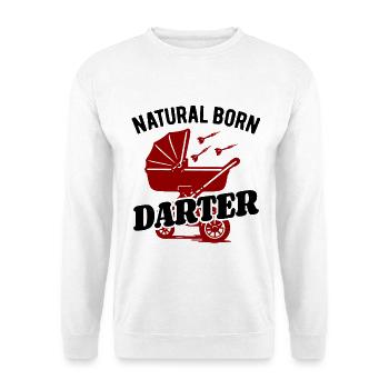 Natural Born Darter - Baby Dart Stroller - Unisex Sweatshirt - white - Front