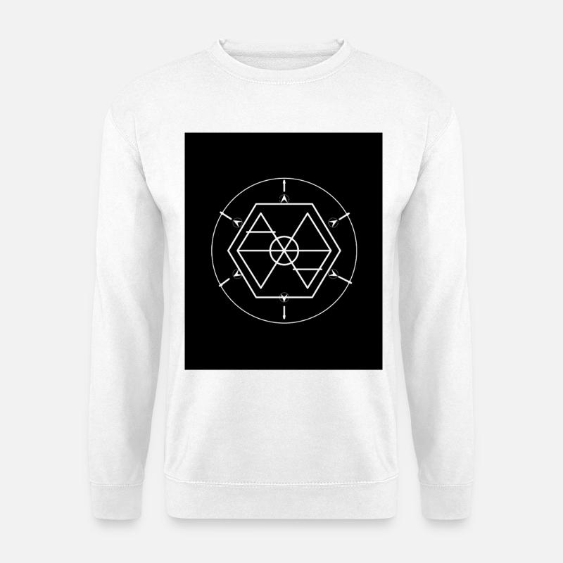 elemental_items all elements symbol. - Unisex Sweatshirt - white