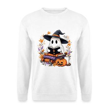 Magical Halloween Book Witch - Unisex Sweatshirt - white - Front