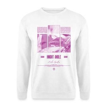 Kubanischer Ritter Anole Eidechse Besitzer Reptilienhalter - Unisex Pullover - Weiß - Vorne