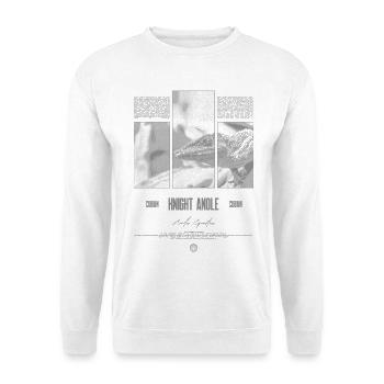 Kubanischer Ritter Anole Eidechse Besitzer Reptilienhalter - Unisex Pullover - Weiß - Vorne