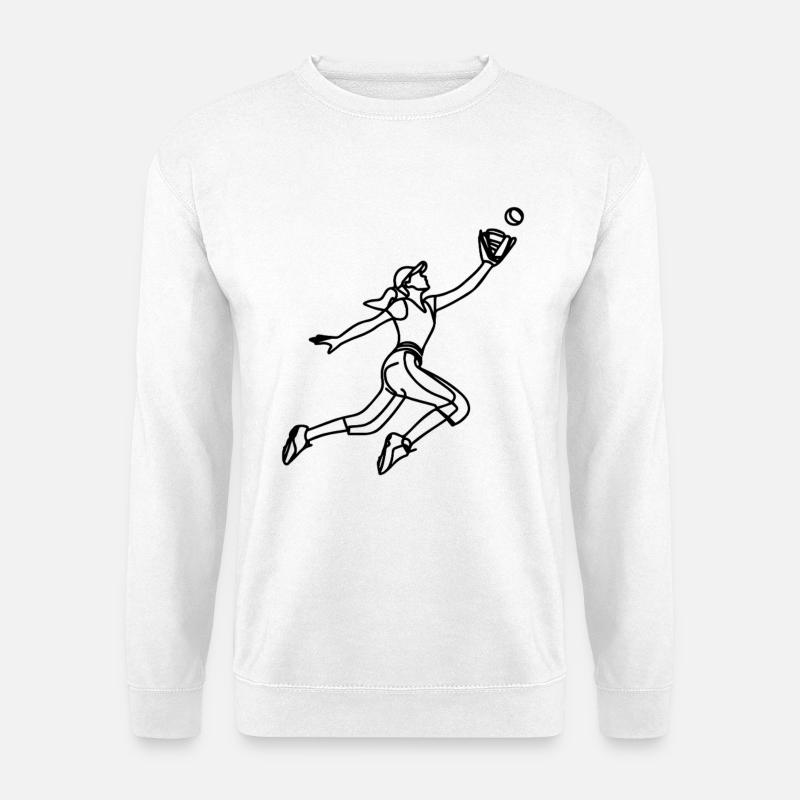 Baseballerin - Unisex Pullover - Weiß