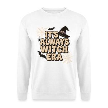 C’est toujours l’époque des sorcières drôle Halloween - Sweat-shirt Unisexe - blanc - Devant