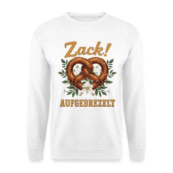 Pretzel Bavaria Dressed Up Pretty Beer Bavarian - Unisex Sweatshirt - white - Front