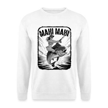 Mahimai Dolphinfish Dream Fish - Unisex Sweatshirt - white - Front