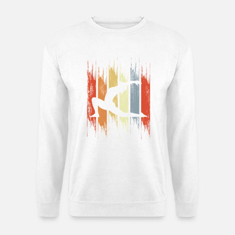 Yogini Zeichnung - Unisex Pullover - Weiß