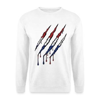 Netherlands Claw Holland Oranje Scratch Marks - Unisex Sweatshirt - white - Front