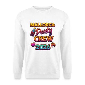 Mallorca Party Crew 2026 - Unisex Pullover - Weiß - Vorne