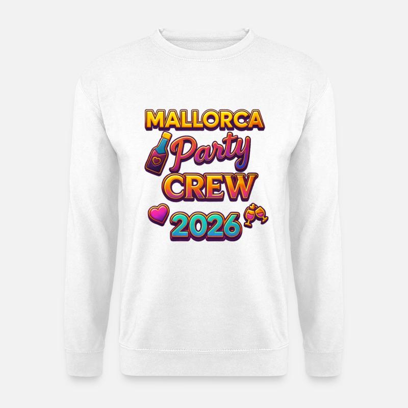 Mallorca Party Crew 2026 - Unisex Pullover - Weiß